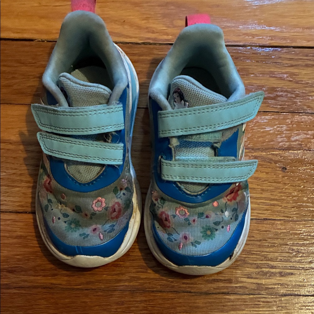 adidas Kids Blue Floral Sneakers